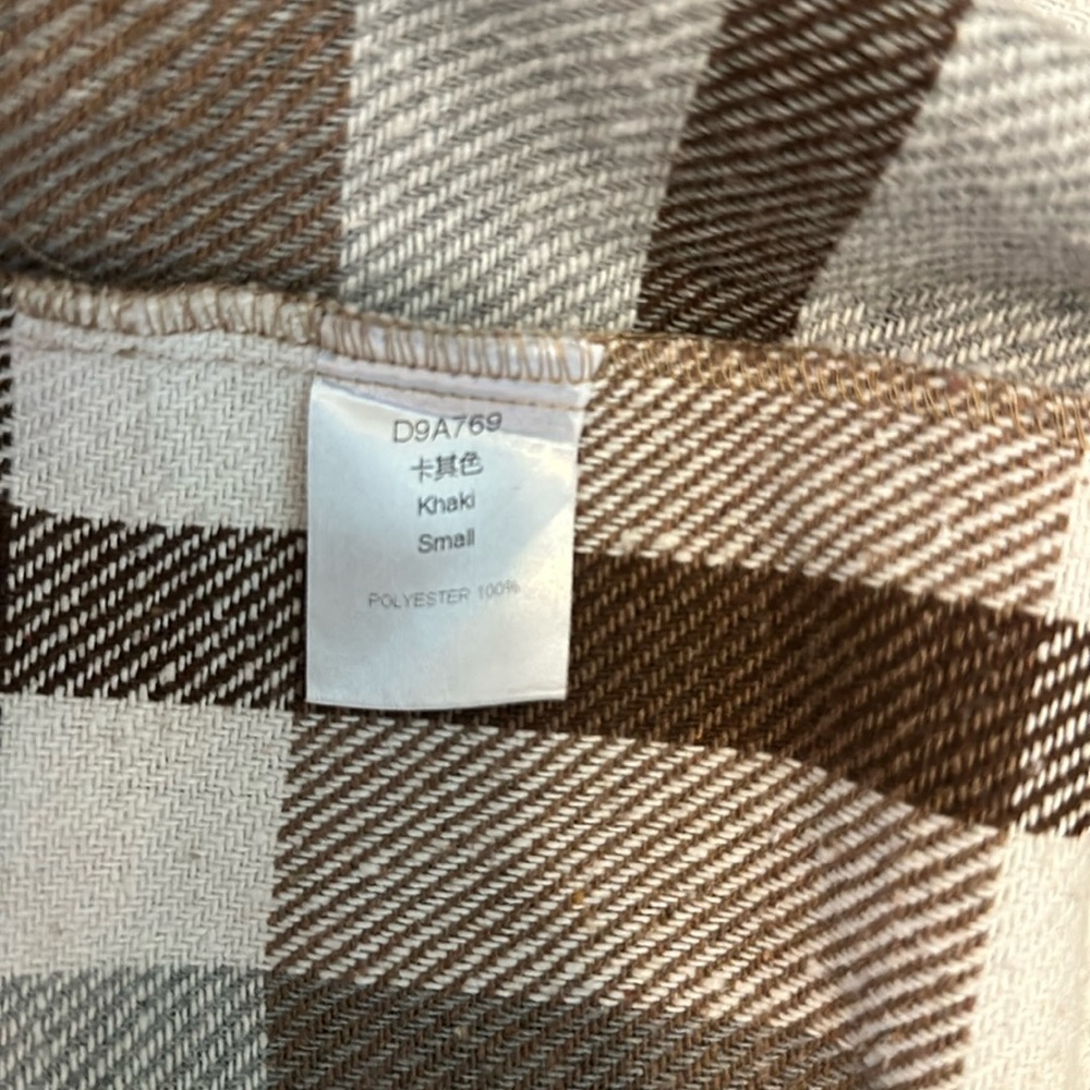 Brown Plaid Shacket - Picture 4 of 5